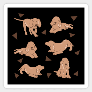 Cocker Spaniel Puppies Sticker